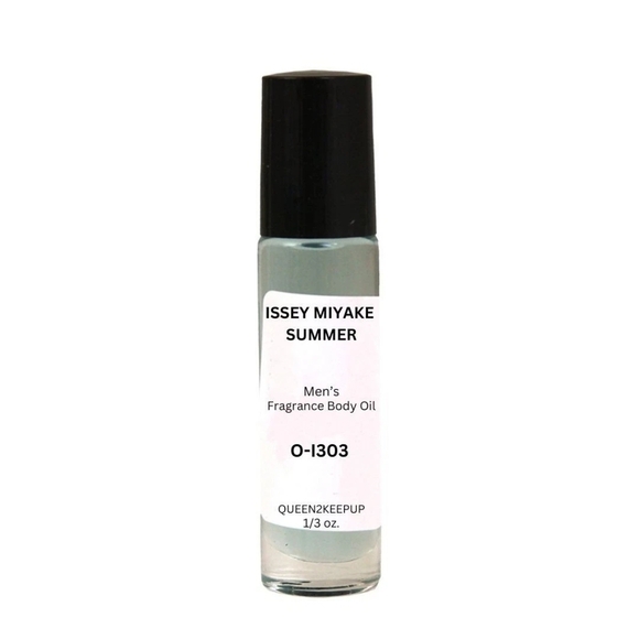 Issey Miyake Summer (Men) Body Oil 10 ml Fragrance Similar Uncut 1/3 oz Roll-On - Picture 5 of 5